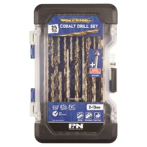 P&N 25 Piece Cobalt Drill & Countersink Set