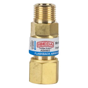 Flashback Arrestor GG Oxygen, Torch End, Standard Flow, 5/8-18 UNF-RH