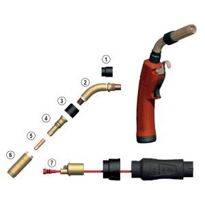 Mig Bernard Style Pro Grip Torch 300amp Euro