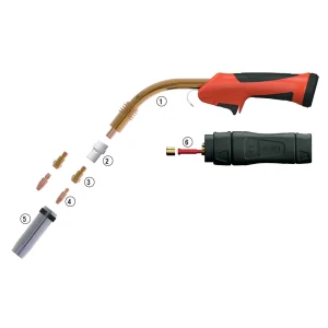 Mig Pro Grip Torch MB15-3m Binzel Style Euro