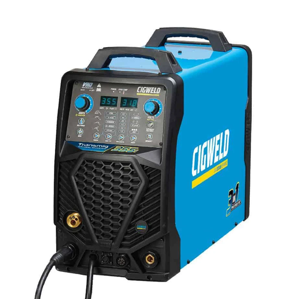 Cigweld Transmig 355i Compact Plant, 20-355A, MIG, TIG & Stick, 415V/18A