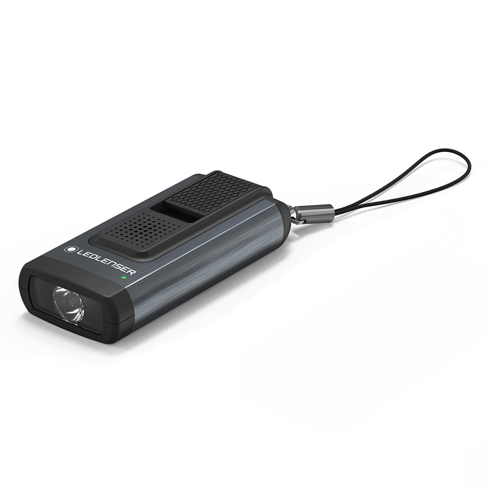 Led Lenser K6R Rechargeable Key Ring Safety Grey